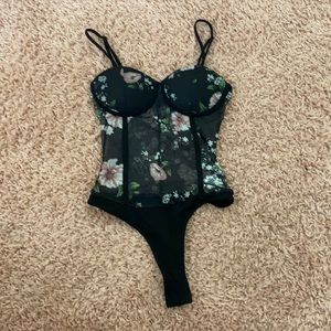 Sheer Floral Romper